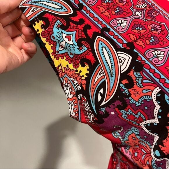 Kiara v-neck short sleeve mini dress western style size Small - Picture 3 of 13